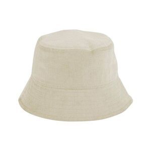 Beechfield EarthAware Cord Natural Bucket Hat / Stone